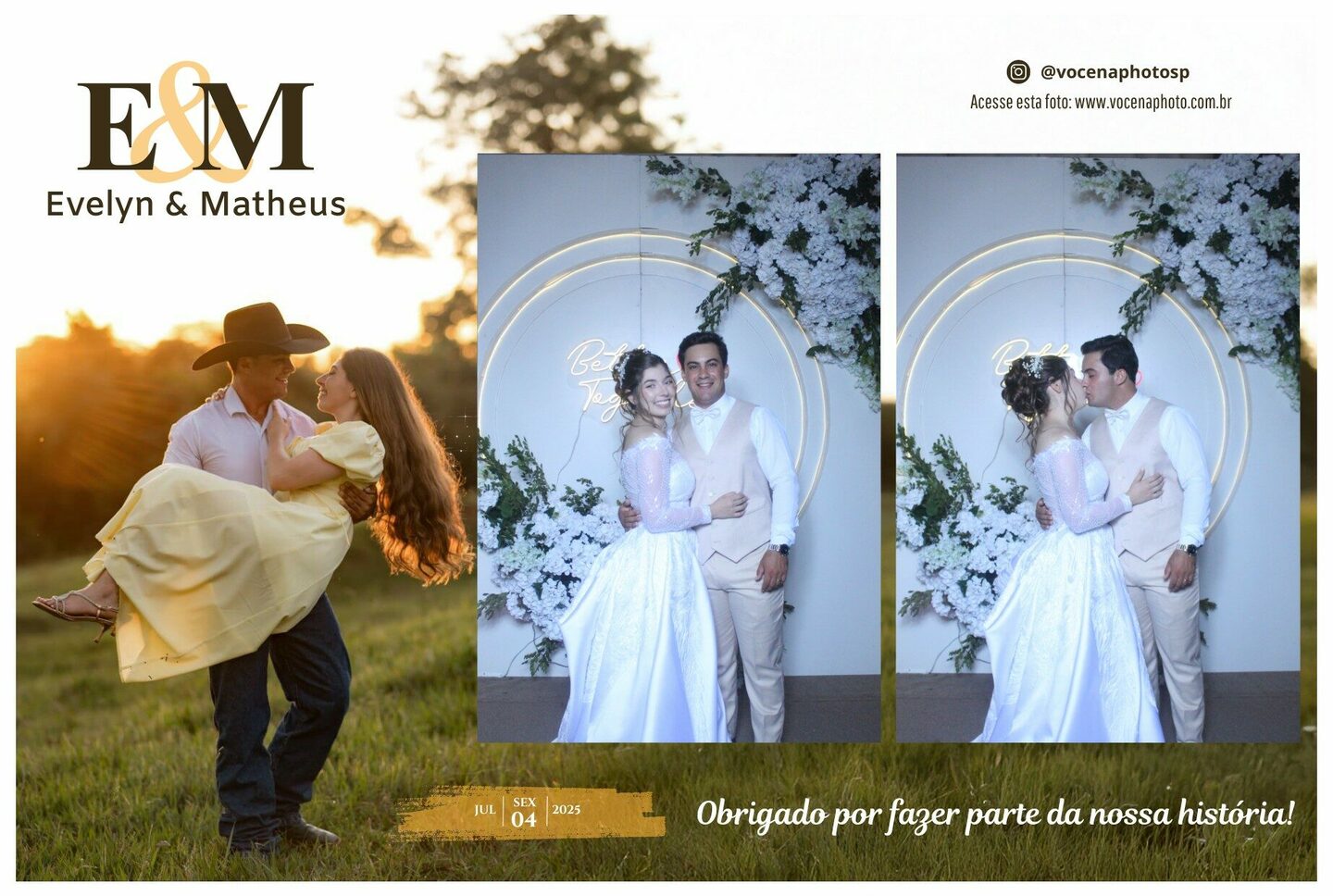 Casamento Evelyn e Matheus | Jales/SP