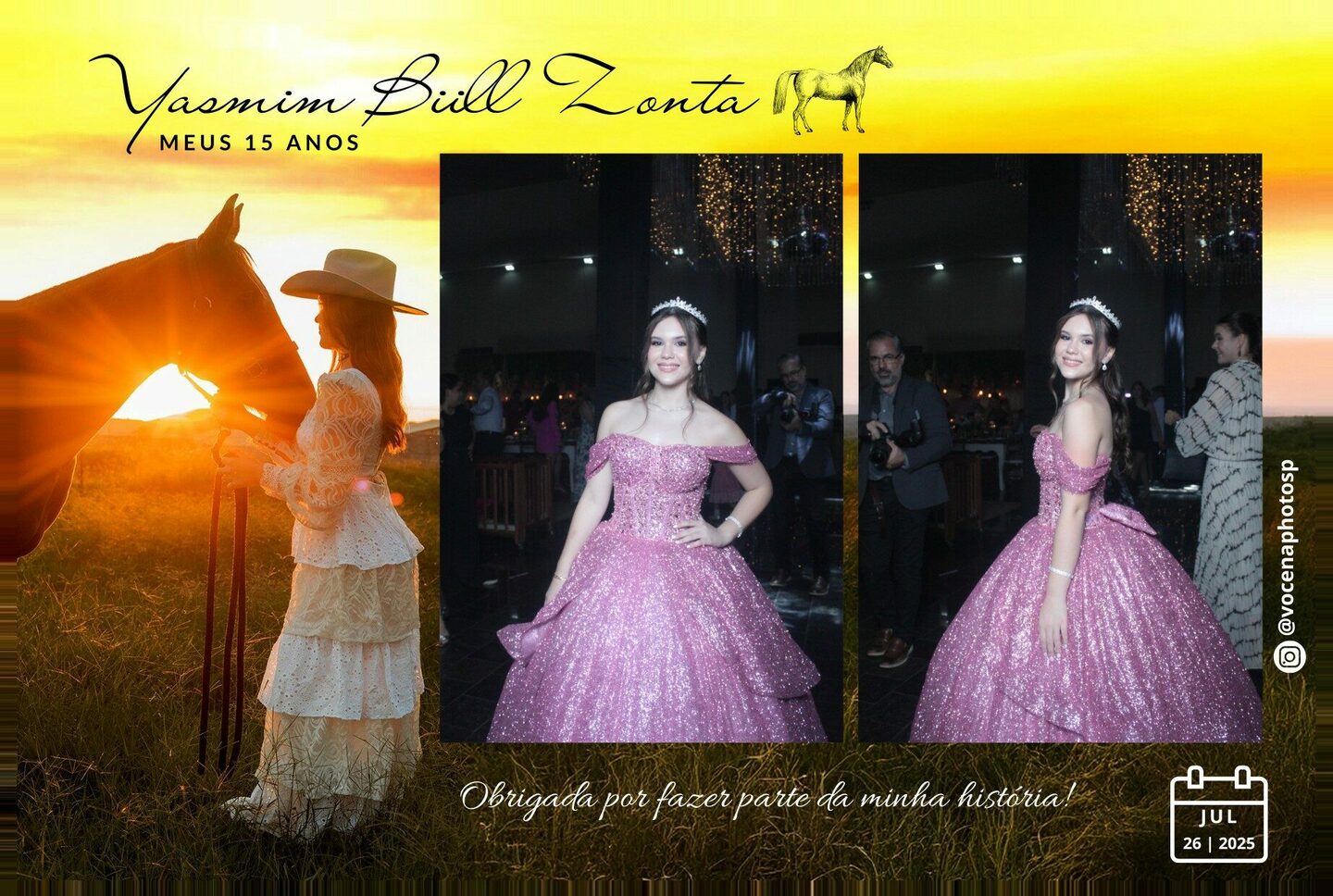 15 anos Yasmim | Santa Fé do Sul/SP