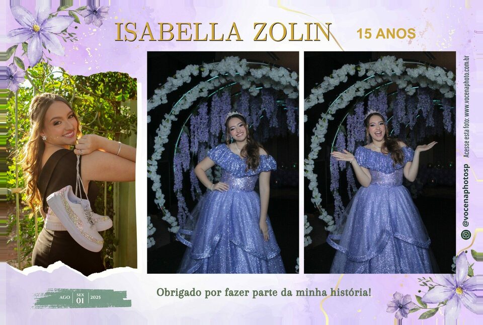 15 anos Isabella Zolin | Santa Fé do Sul/SP