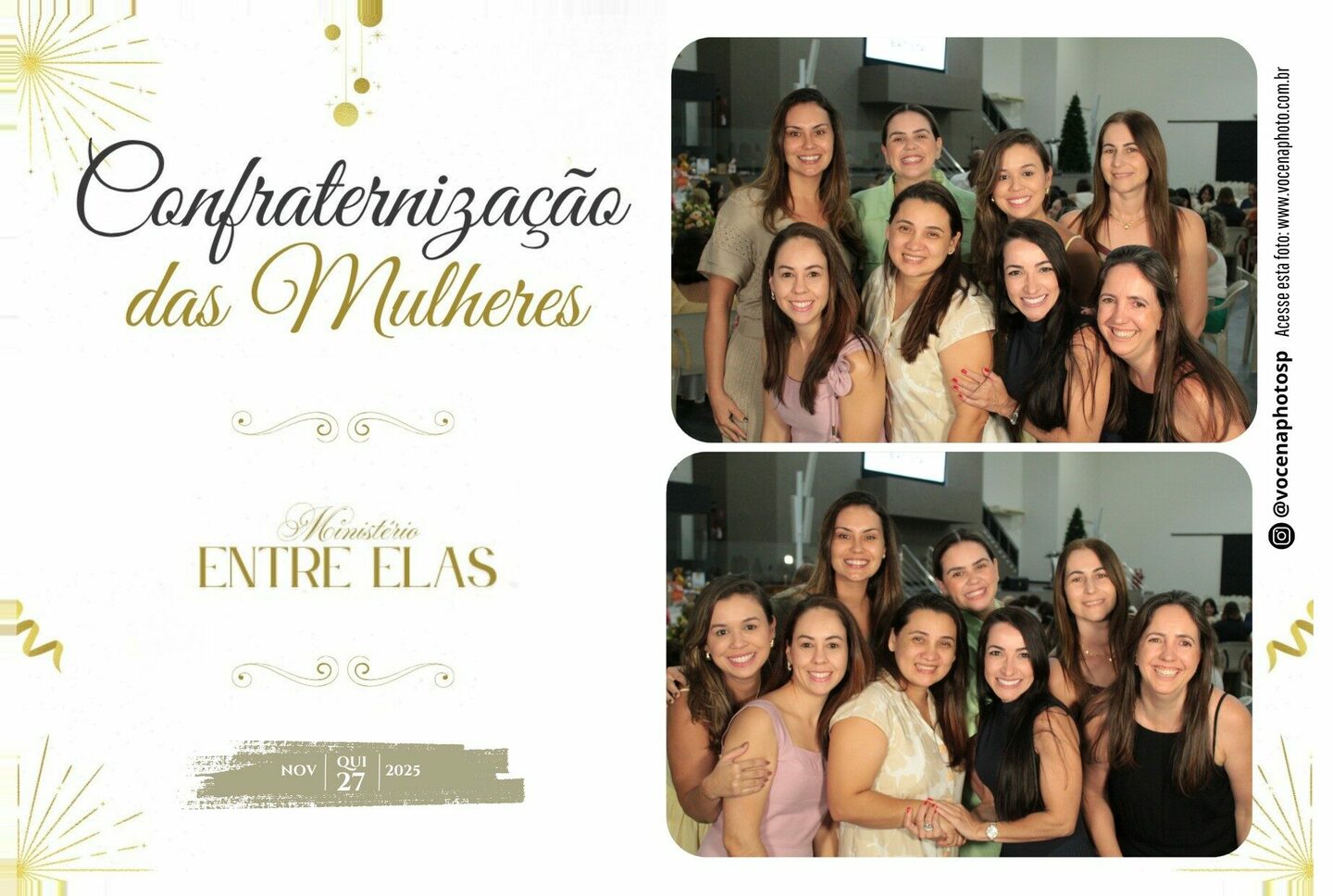 CONFRATERNIZAÇÃO DAS MULHERES - MINISTÉRIO ENTRE ELAS  | SANTA FÉ DO SUL/SP