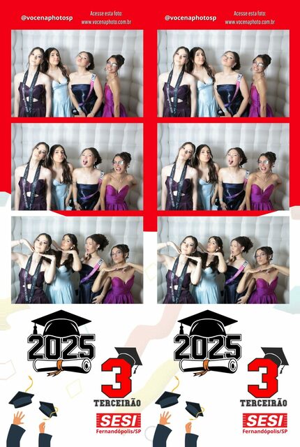 Formandos 2025 Terceirão Escola Sesi | Fernandópolis/SP